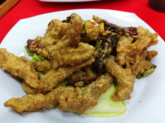 Image displaying the Mantis Shrimp as a deep-fried dish.